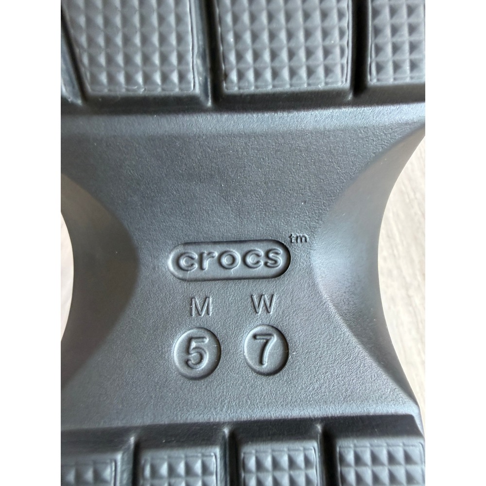 CROCS Women's Black Platform Mary Jane Clog - Picture 8 of 12